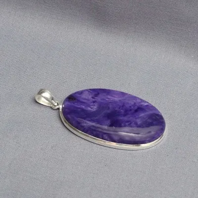 Charoit-Anhänger in Silber 21,9g, Jakutsk Russland