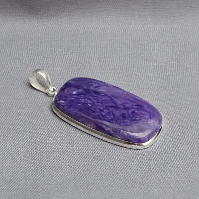 Charoit-Anhänger in Silber 13,7g, Jakutsk Russland