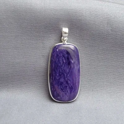Charoit-Anhänger in Silber 13,7g, Jakutsk Russland