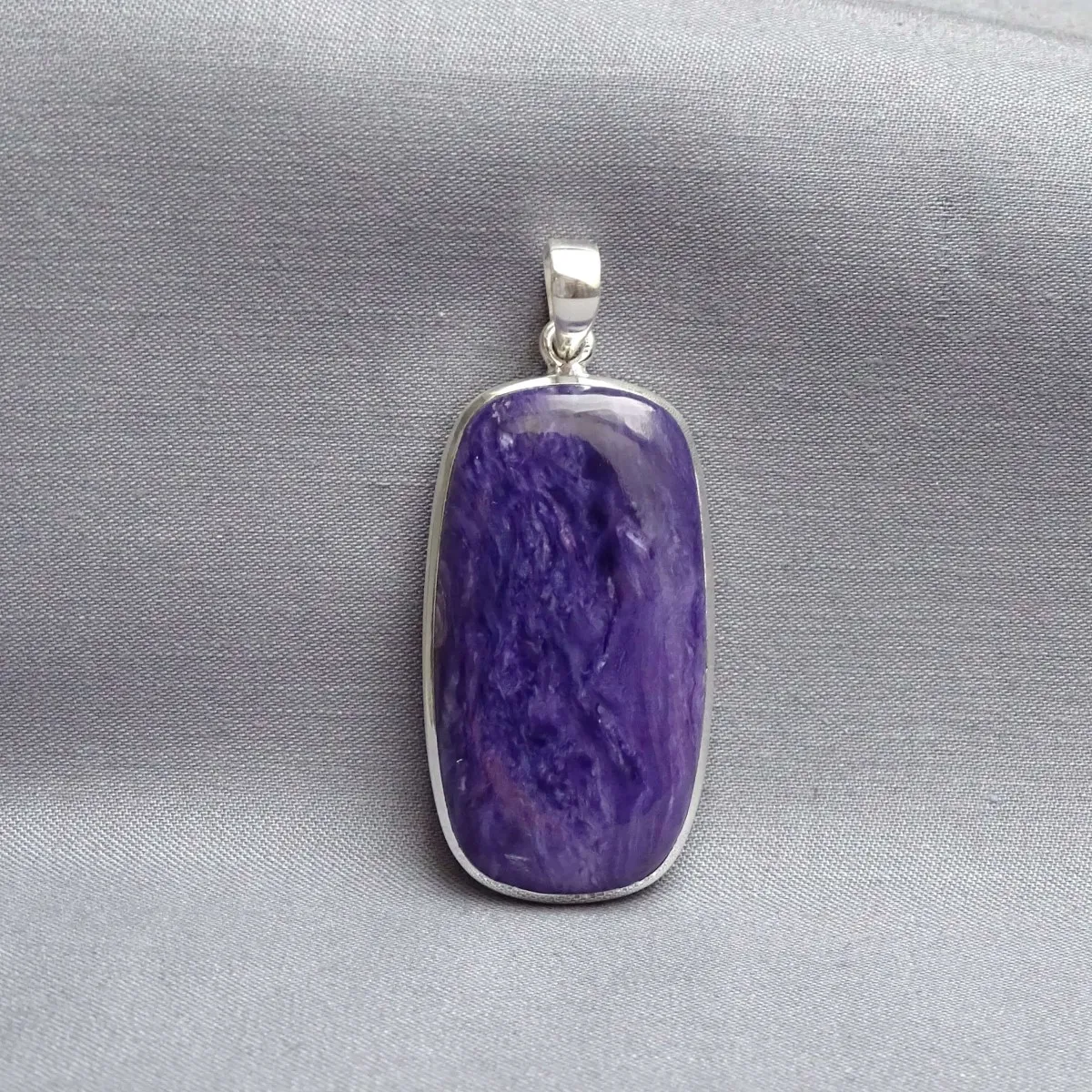 Charoit-Anhänger in Silber 13,7g, Jakutsk Russland
