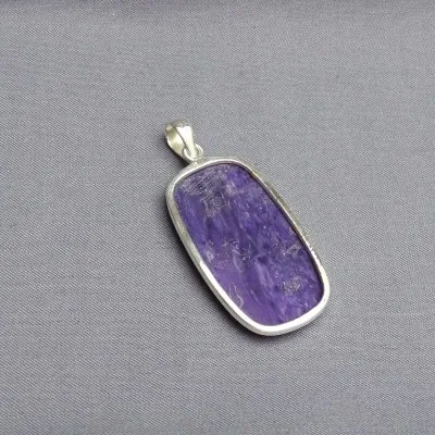 Charoit-Anhänger in Silber 13,7g, Jakutsk Russland