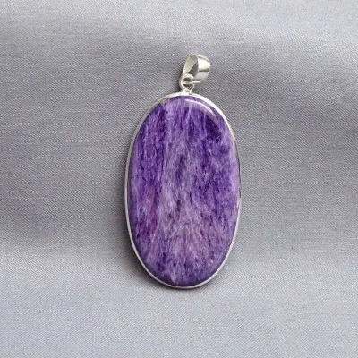 Charoit-Anhänger in Silber 20g, Jakutsk Russland