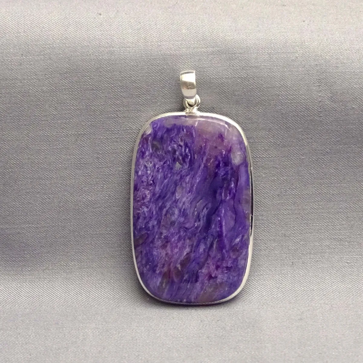Charoit-Anhänger in Silber 22,2g, Jakutsk Russland
