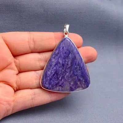 Charoit-Anhänger in Silber 19,1g, Jakutsk Russland