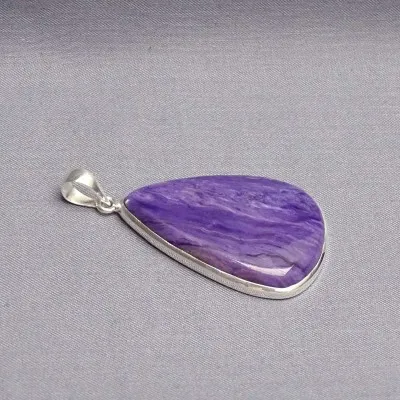 Charoit-Anhänger in Silber 16,4g, Jakutsk Russland