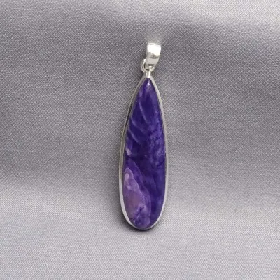 Charoit-Anhänger in Silber 10g, Jakutsk Russland