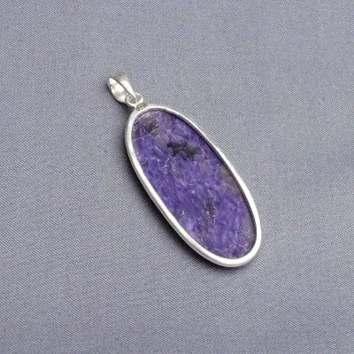 Charoit-Anhänger in Silber 14,4g, Jakutsk Russland