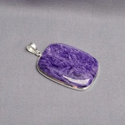 Charoit-Anhänger in Silber 24,5g, Jakutsk Russland