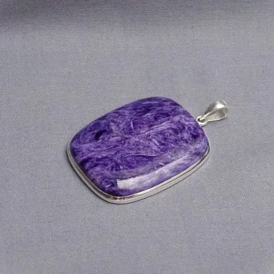 Charoit-Anhänger in Silber 24,5g, Jakutsk Russland