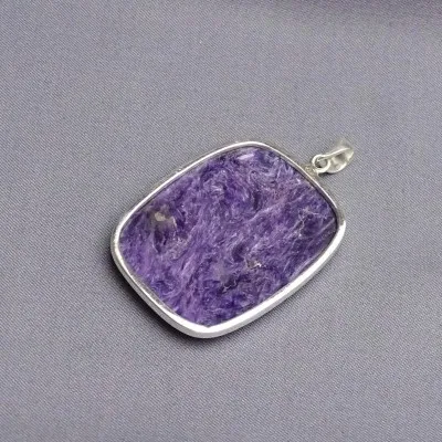 Charoit-Anhänger in Silber 24,5g, Jakutsk Russland
