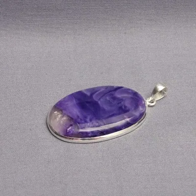 Charoit-Anhänger in Silber 18,2g, Jakutsk Russland
