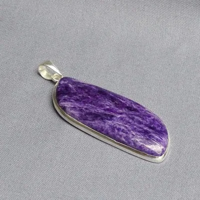 Charoit-Anhänger in Silber 9g, Jakutsk Russland