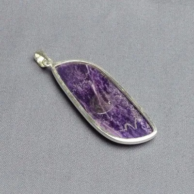 Charoit-Anhänger in Silber 9g, Jakutsk Russland