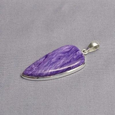 Charoit-Anhänger in Silber 12,8g, Jakutsk Russland