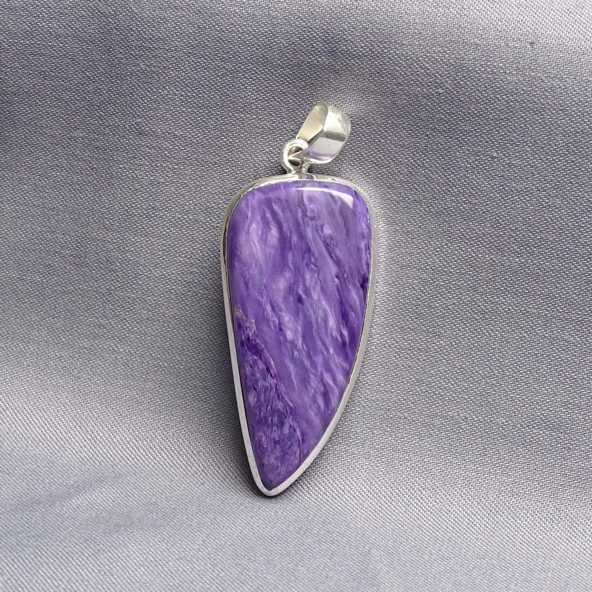 Charoit-Anhänger in Silber 12,8g, Jakutsk Russland