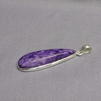 Charoit-Anhänger in Silber 9,6g, Jakutsk Russland
