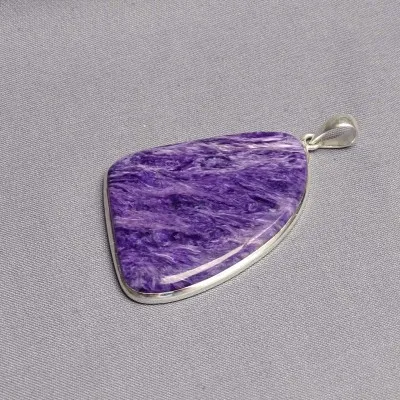 Charoit-Anhänger in Silber 17,7g, Jakutsk Russland