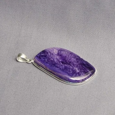 Charoit-Anhänger in Silber 16,1g, Jakutsk Russland
