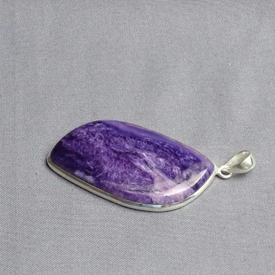 Charoit-Anhänger in Silber 16,1g, Jakutsk Russland