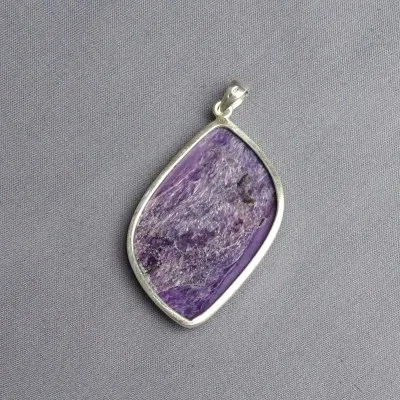 Charoit-Anhänger in Silber 19,8g, Jakutsk Russland
