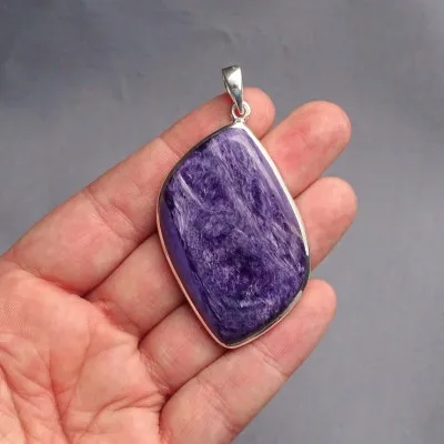 Charoit-Anhänger in Silber 19,8g, Jakutsk Russland