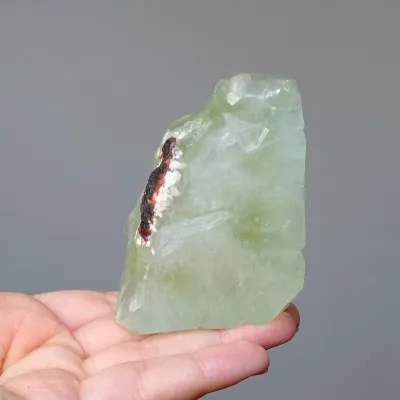 Apophyllitgrüner Kristall, Stilbit 230g, Indien