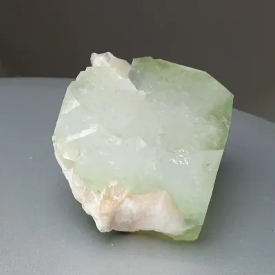 Apophyllite green crystal, stilbite 171g, India