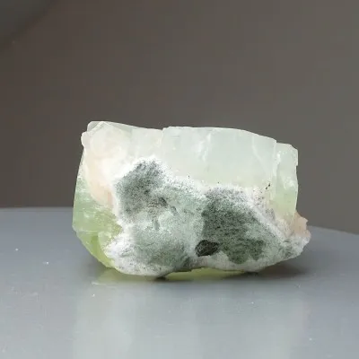 Apophyllite green crystal, stilbite 171g, India
