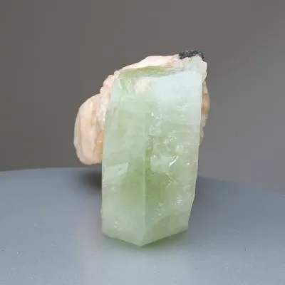Apophyllitgrüner Kristall, Stilbit 290g, Indien
