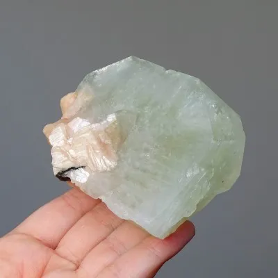 Apophyllitgrüner Kristall, Stilbit 290g, Indien