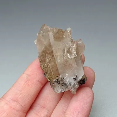 Rauchquarz mit Rutil 31g, Brasilien