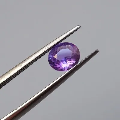 Safír fialový přírodní 0,98ct, Srí Lanka CGL certifikát