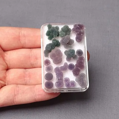 Traubenchalcedon Kugeln 11g, Indonesien