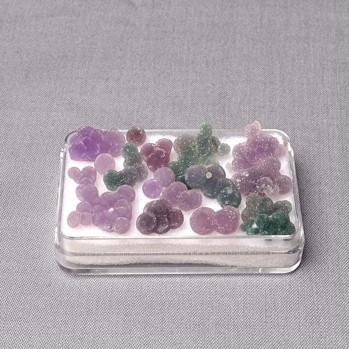 Hroznový chalcedon kuličky 11g, Indonésie