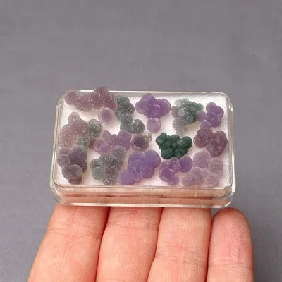 Traubenchalcedon Kugeln 11g, Indonesien