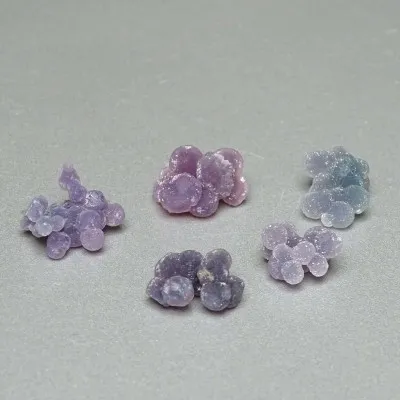 Grape chalcedony 5 pieces of balls 7.2g, Indonesia
