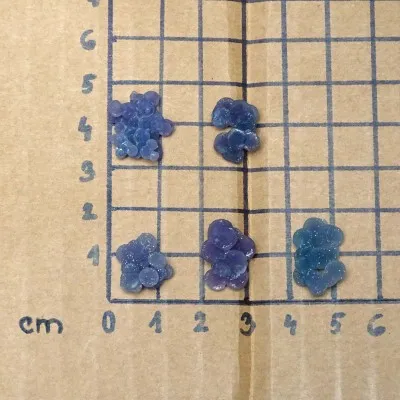 Traubenchalcedon 5 Stück Kugeln 7,2g, Indonesien