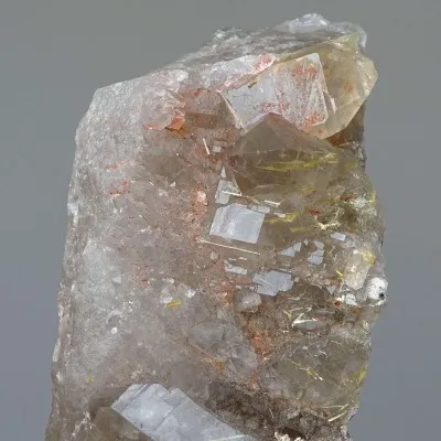 Smoky quartz crystal intergrowth with rutile 324g, Brazil