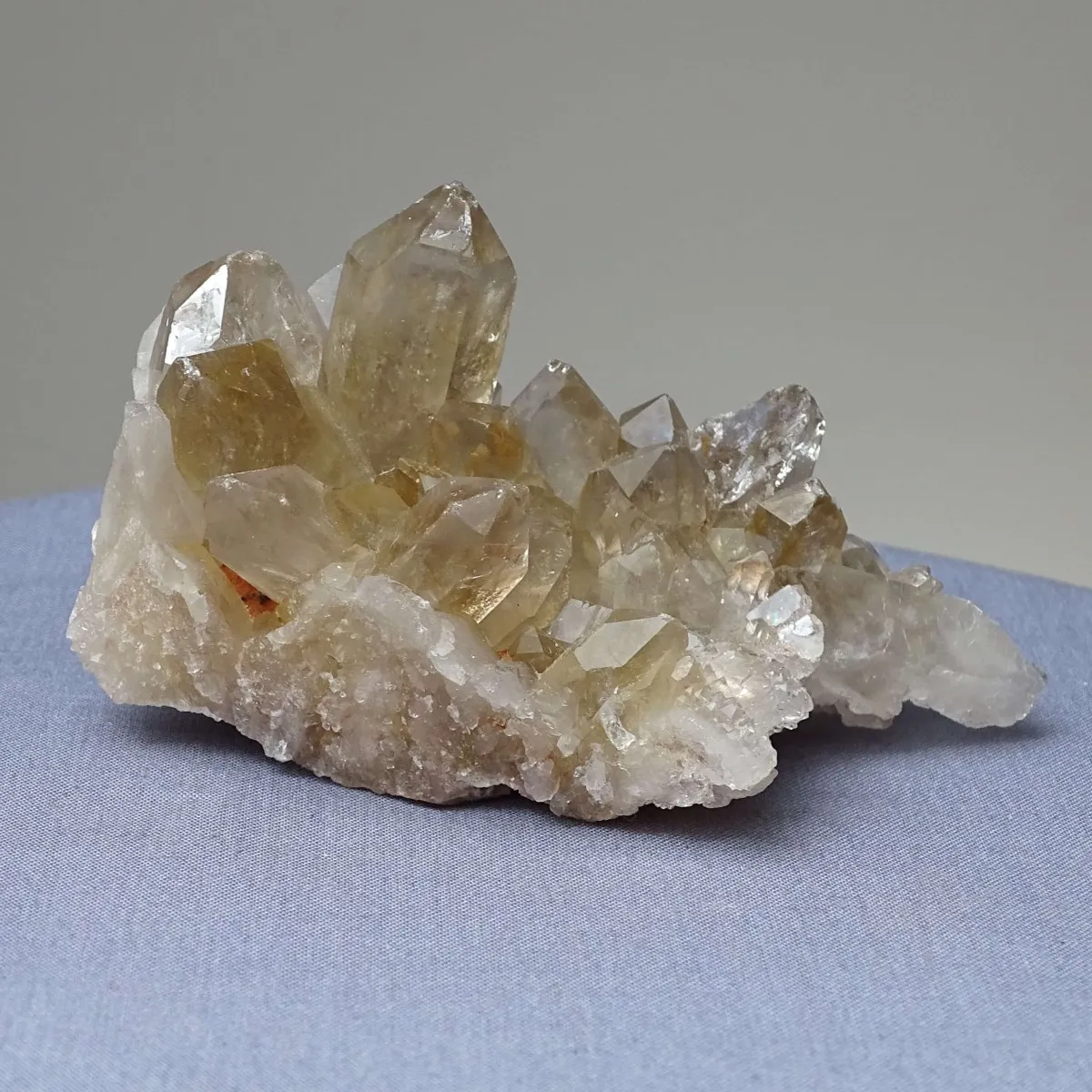 Smoky quartz crystal intergrowth with rutile 202g, Brazil