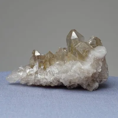 Smoky quartz crystal intergrowth with rutile 202g, Brazil