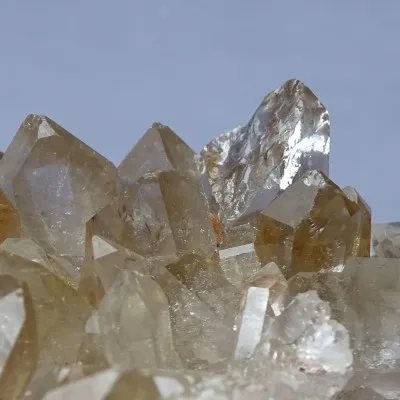 Smoky quartz crystal intergrowth with rutile 202g, Brazil