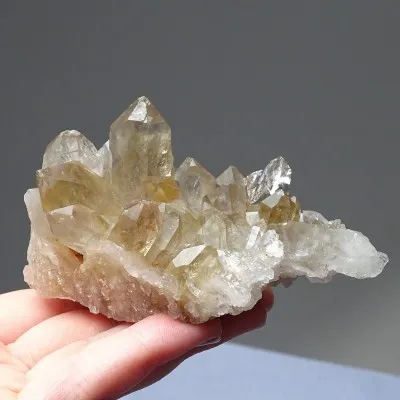 Smoky quartz crystal intergrowth with rutile 202g, Brazil
