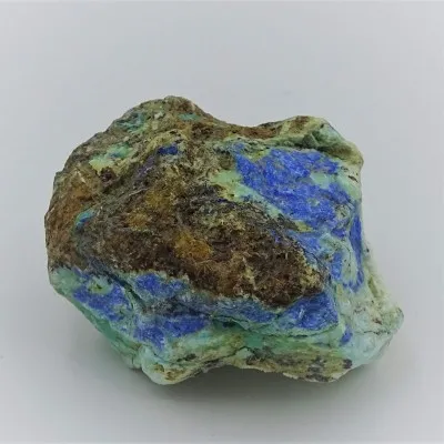 Kombinace chryzokol-malachit-azurit surový 112g Kongo