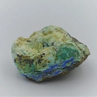 Kombinace chryzokol-malachit-azurit surový 112g Kongo