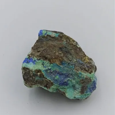 Kombinace chryzokol-malachit-azurit surový 206g Kongo