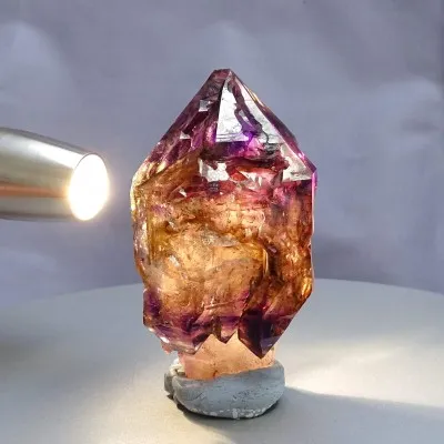 Ametyst Brandberg krystal 145,5g top kvalita, Namibie