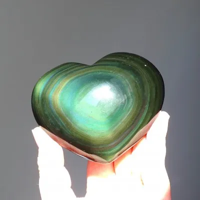 Obsidian rainbow polished 309g, Mexico
