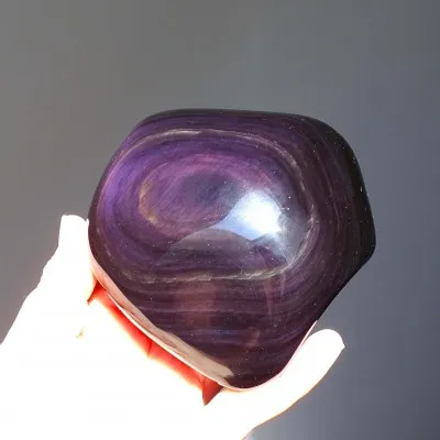 Obsidian rainbow polished 659g, Mexico