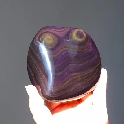Obsidián duhový leštěný 659g, Mexiko