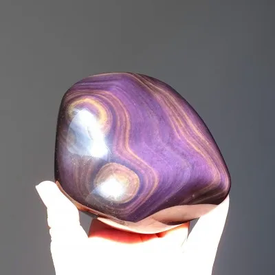 Obsidian rainbow polished 659g, Mexico